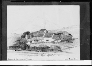 House sketch, Southern California, 1933