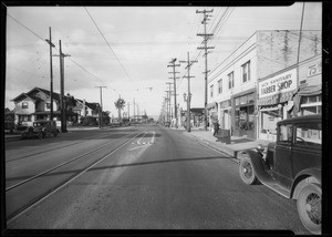 Intersection, West 51st Street & South Main Street, Los Angeles, CA, 1932