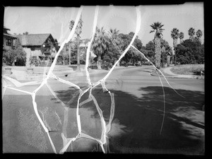 Intersection of South Harvard Boulevard and West 22nd Street, Los Angeles, CA, 1935