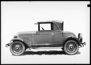 Fender bumpers on a Chevrolet, Studebaker, Southern California, 1928