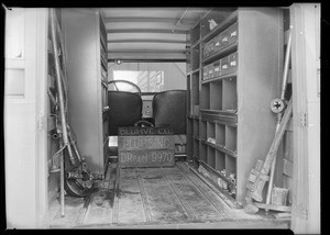 Truck and panels, Southern California, 1931