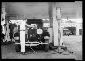 Cleanator pumps, Southern California, 1931