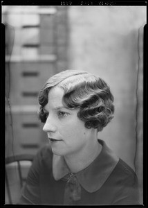 Permanent waves in girl's hair, Madame Helene, Southern California, 1927