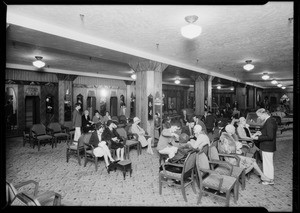 Interior shoe department, Southern California, 1929