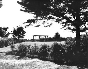 A park overlooking the ocean