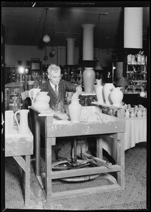 Optometrist department, pottery, Southern California, 1931