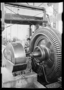 Pacific Coast Coal Co. compressor room, Southern California, 1932