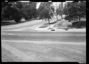 Retake hill at West 4th Street & Hoover Street, Los Angeles, CA, 1931