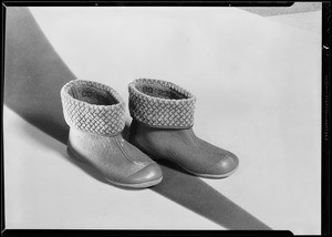 Gift articles for Christmas folder, The Broadway department store, Southern California, 1930