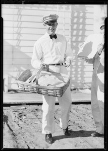 New trucks and drivers, Helms Bakeries, Southern California, 1931