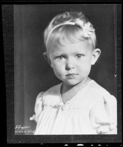 Portrait of Eleanor Carter, Southern California, 1933