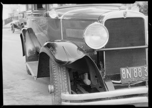1929 Nash sedan, J.A. Hull, owner, Southern California, 1931