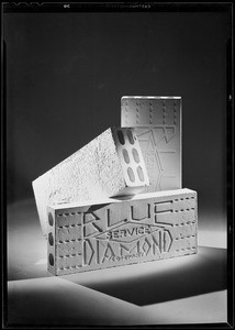 Plaster blocks, Southern California, 1931