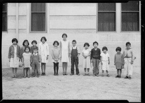 School children, Southern California, 1933
