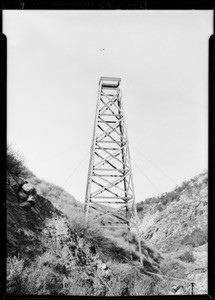 Oil wells near Newhall, Southern California, 1929