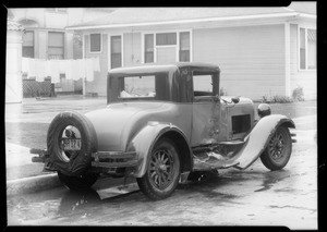 Hudson coupe, E.J. Mevety, owner, Southern California, 1932