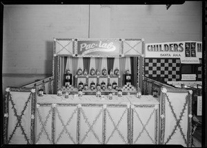 Pac-lab, Pacific Laboratories Inc. booth, poultry show, Southern California, 1930