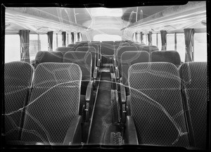 Utah Idaho Central Railroad buses, Southern California, 1940