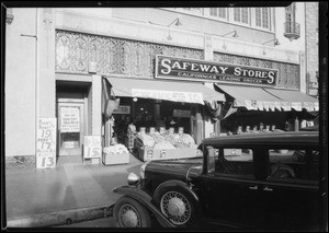 Doorway in Safeway store - 1443 & 1445 4th Street, Santa Monica, CA, 1935