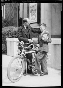 Bicycle winners, Southern California, 1934