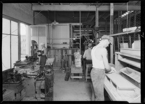 Battery department, Southern California, 1932