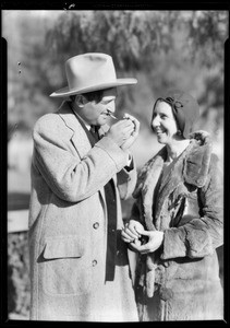 Mrs. Case and author, Breakfast Club, Southern California, 1931