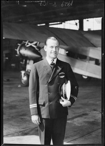 Amos Collins, captain, Southern California, 1929