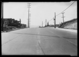 Intersection of Ranons Avenue and Fletcher Drive, Southern California, 1932