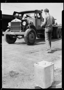 Motoreze at Owl Trucking Co., Compton, CA, 1932