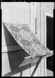 Awning sample, Southern California, 1926