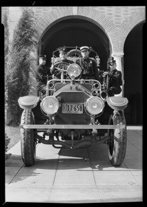 Vernon fire engine, Southern California, 1930