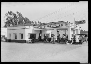 Pan American Service station, 1132 North Vermont Avenue, Los Angeles, CA, 1925