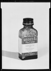 Bottle of B1 tablets, Southern California, 1940