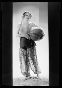 Hollywood see legs costume, Southern California, 1931