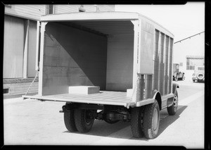 General Motors box body truck, Southern California, 1932