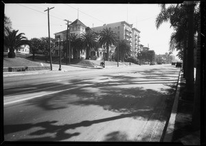 Intersection, West 6th Street & South Grand View Street, Los Angeles, CA, 1933