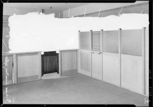 Bank partitions at Wheat Cabinet Co., Southern California, 1927