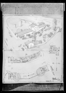 Proposed market center at Leimert Park, Los Angeles, CA, 1928