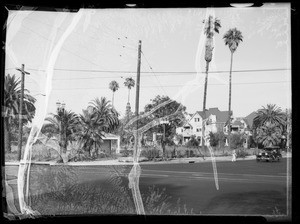 Lot at northeast corner of West Adams Boulevard and Hoover Street, Los Angeles, CA, 1935