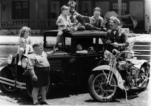 Television scene from "Little Rascals"
