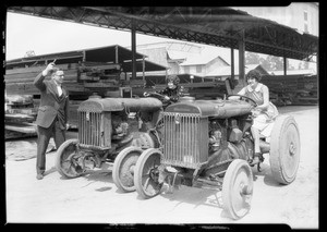 Ford tractors, Southern California, 1927