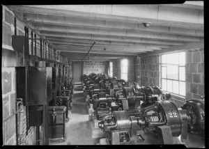 Electric motors and generators, Broadway Department Store, Los Angeles, CA, 1925