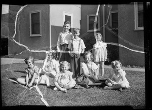 Eleanor's 5 year old party, Southern California, 1936