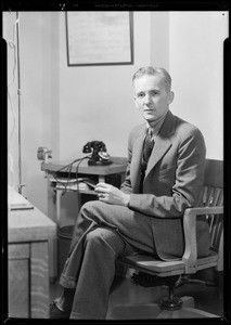 Dr. Dunshee, Health Dept., Pasadena, Southern California, 1931