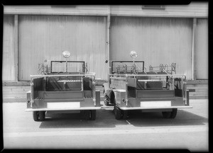 United States Forest Service trucks, Los Angeles, CA, 1932