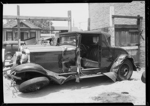 Nash coupe, Shultz, owner, Southern California, 1935