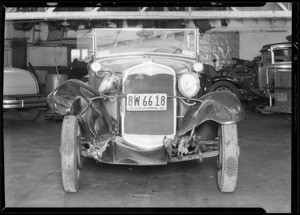 Ford roadster, owner Led Winsel, Los Angeles, CA, 1932