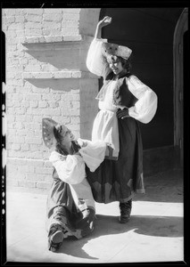 Russian dancers for Christmas pageant, Southern California, 1931