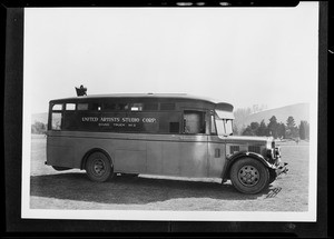 Movie sound trucks, White Truck Co., Southern California, 1932