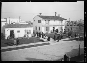 Leimert Park, opening of Los Angeles Small Homes Exhibition, Los Angeles, CA, 1930